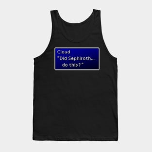 Did Sephiroth… do this? Tank Top